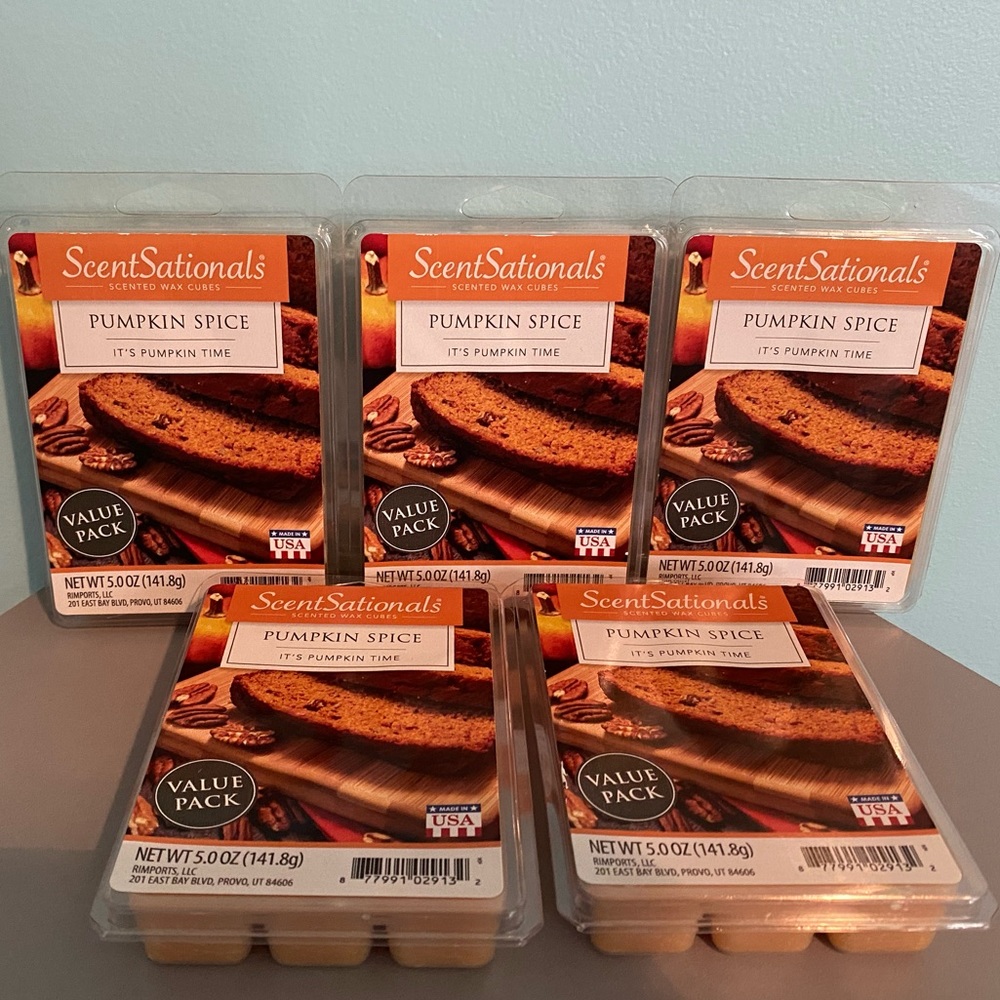 New scentsationals pumpkin spice 5 total